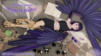 Vore comic "Magia et Plumis" manga cover