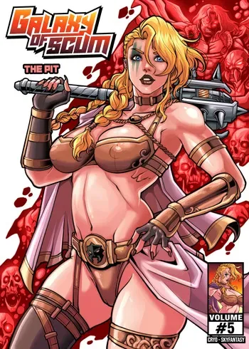 Galaxy of Scum Issue #5: The Pit manga cover