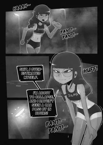 [ElsiMain] Exhausted jogger gets captured by succubus in disguise manga cover