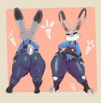 [Kiseff] Judy's Fat Butt (Zootopia) manga cover