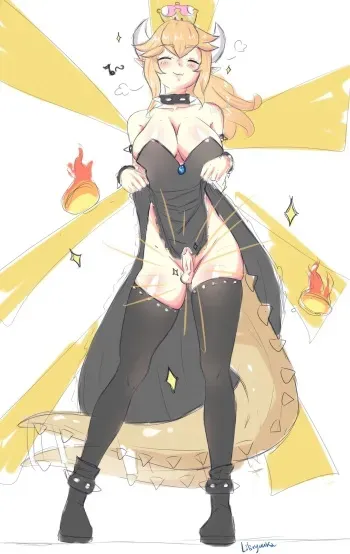 [Liliryuuka] Bowsette and Boosette mini comic (New Super Mario Bros. U Deluxe) manga cover