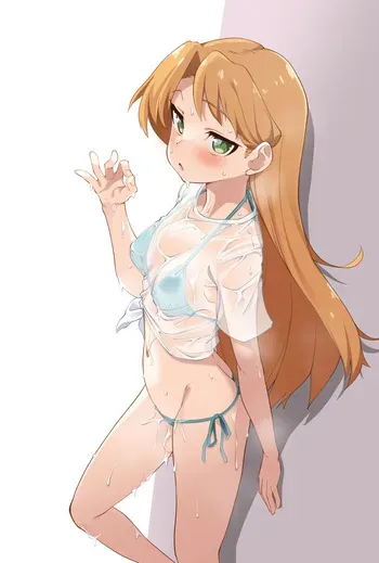 [猫乃またたび] えっちなジェスチャーの水着瑠璃 (瑠璃の宝石） manga cover