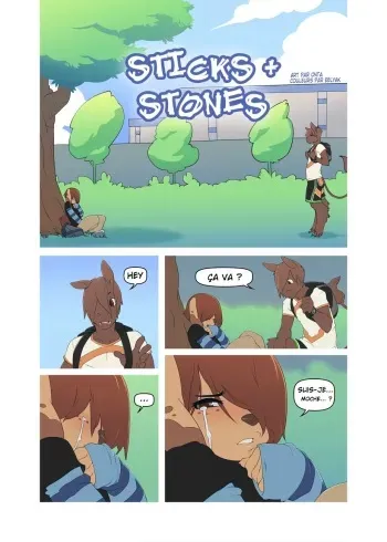 [Onta] Sticks & Stones [French] manga cover