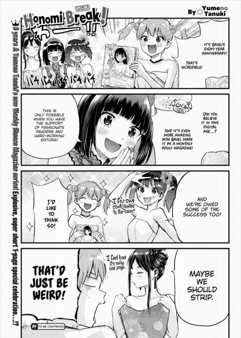 Honomi Break! Special manga cover