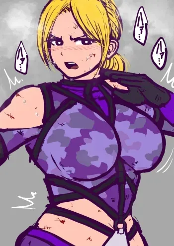[Sanman-Drill] Nina Williams VS. King (Tekken) manga cover