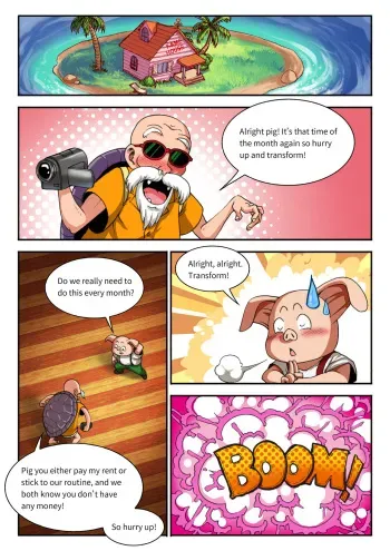 [Ymisex] Oolong’s Rent (Dragon Ball Z) manga cover
