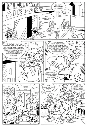 [Manthomex] Kim Possible: Ron's Prank manga cover