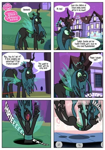 [KatZyla] A Changeling Queen in a Nursery Machine manga cover