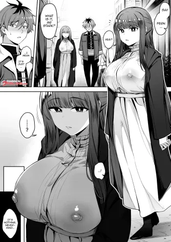 [Liyoosa] Saimin ni Kakatte Bokki Chikubi Marudashi no Fern-chan / A Hypnotized Fern Has Her Nipples Out For The World To See (Sousou no Frieren) [English] {Doujins.com} manga cover