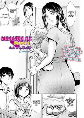 [Fujita Jun] Hahaoya no Kamen ~Musume Kareshi o NTR~ Scene. 1-3 | Máscara de Madre ~Novio de la Hija NTR~ Escenas 1-3 [Spanish] [K-le Traducciones] manga cover