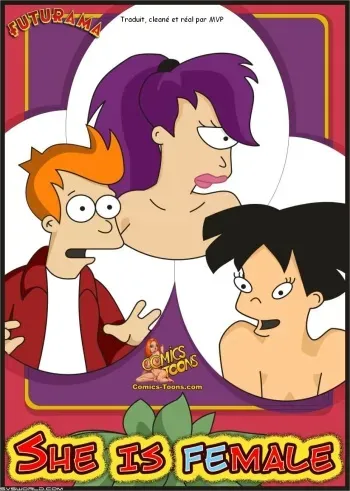 [Comics-toons] She is a female (Futurama) [French] manga cover