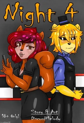 [DiscordMelody] Night 4: Golden Freddy x Jasmine (Five Nights At Freddy's) manga cover
