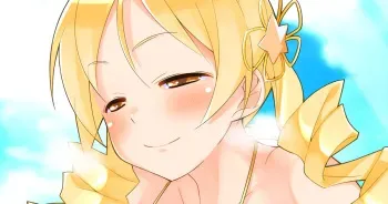 [Makarou] Kiniro Bikini no Mami-san ni Paizuri Shite Morau Ohanashi. (Puella Magi Madoka Magica) manga cover