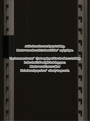 【Yetigo】《Kisho the Dog Slave》18 Weight training manga cover