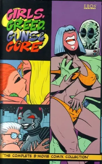 [Eric Wald] Girls, Greed, Guns and Gore manga cover