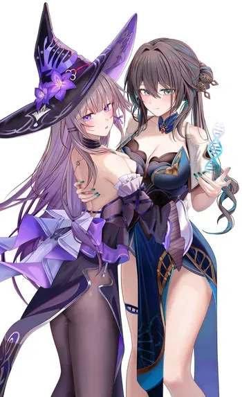 [Ruzhai] Herta ＆ Ruan Mei (Honkai:Star Rail) manga cover