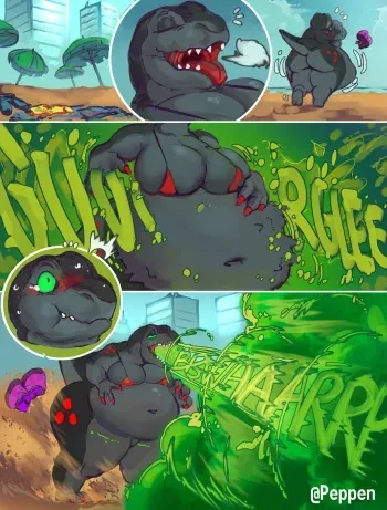 [Peppen] Hungry Dino manga cover