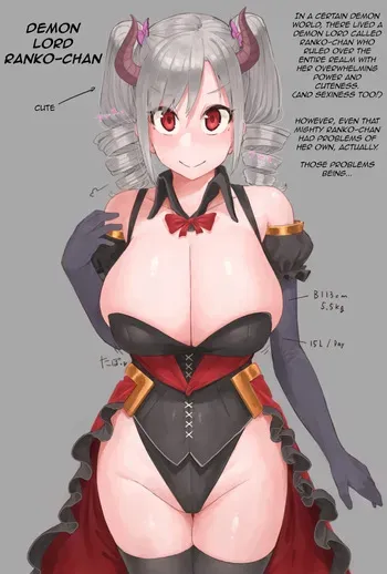 [Orukaniumu] A story about how Demon Lord Ranko-chan gets tricked by a wicked merchant into having her breasts expanded by a slime [English] [FutureCop] manga cover