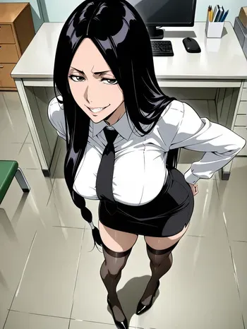 Naughty Unohana Office Slut [AI Generated] manga cover
