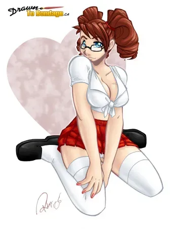 Drawntobondage meg gallery manga cover