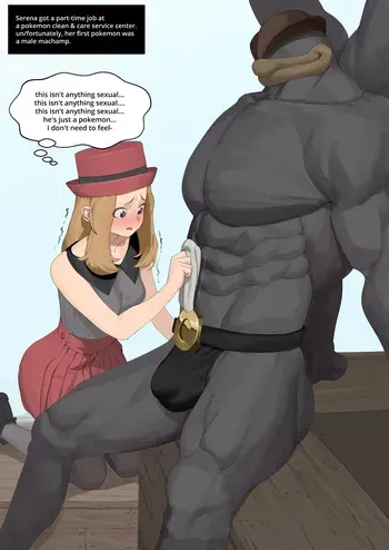 [wjs07] Serena X Machamp (Pokemon) [uncensored] manga cover