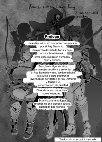 [Fan no Hitori] Los restos del Rey Demonio (Español) (sermo94) manga cover