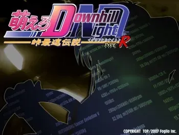 [Top/Foglio] Moero Downhill Night ～ Touge Saisoku Densetsu ～ Type R manga cover