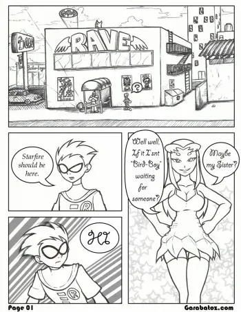 [Garabatoz] Teen Titans Rave manga cover