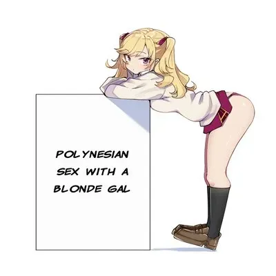 Polynesian Sex With A Blonde Gal [Doujinshi] manga cover