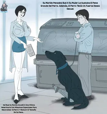 [Ante90] Female Big Breasts x Dog manga cover