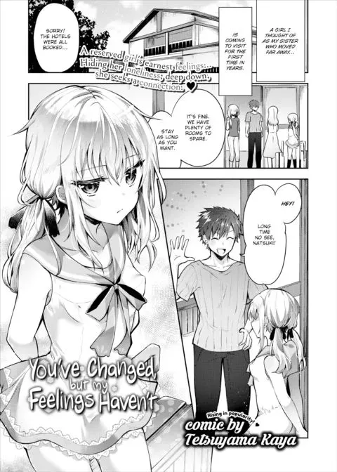 You've Changed, but My Feelings Haven't manga cover