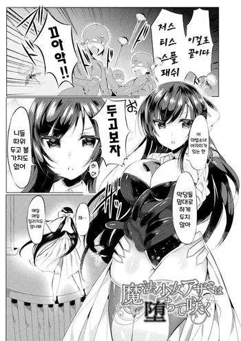 [Amamiya Mizuki] Mahou Shoujo Azami wa Ochite Saku | 마법소녀 아자미는 타락하며 핀다 (LOVE JUICE PARTY) [Korean] [Digital] manga cover