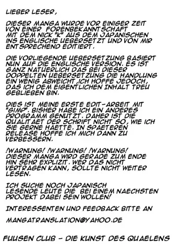 [Fuusen Club] Ijime no Kouzou | Die Kunst des Quälens (Ryoujoku-ou) [German] manga cover