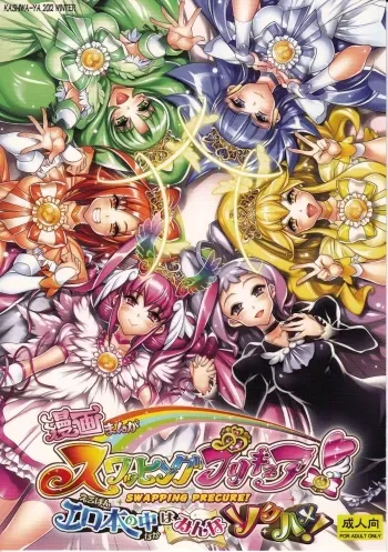 Swapping Precure! Ero Hon no Naka wa Minna Soku Hame manga cover