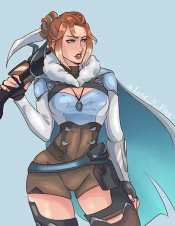 [Jade X Fire] Freja X Ashe (Overwatch) manga cover