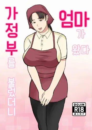 [Benii Kenkyuujo] Kaseifu Yondara Haha ga Kita | 가정부를 불렀더니 엄마가 왔다 [Korean] manga cover