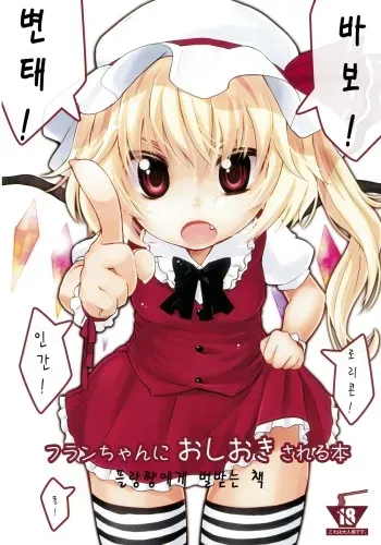 (Reitaisai 8) [MeltdoWN COmet (Yukiu Con)] Flan-chan ni Oshioki sareru Hon (Touhou Project) (korean) manga cover