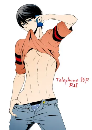 (SUPER23) [Kinakomochi (Kinako)] Telephone SEX (Free!) [English] {Anneioux} manga cover
