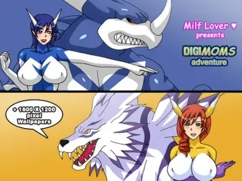 [MILF LOVER] DIGIMOMS adventure (Digimon) manga cover