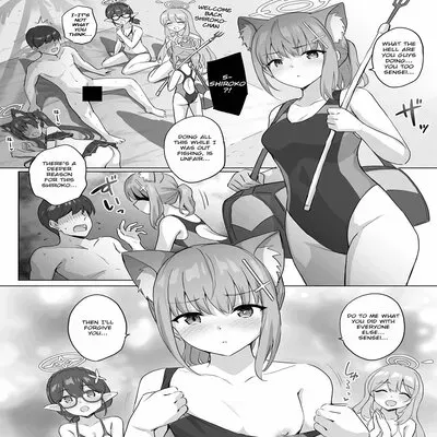 Shiroko To Mizugi Ecchi [Doujinshi] manga cover