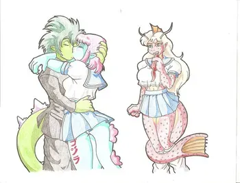 Kaiju Girls - Jealous of Gina manga cover