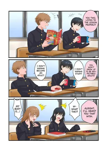 [Morino] (TS Manga) Bad Boys Who Don't Listen to the Lesson Should Become TS Fairies! [English] manga cover