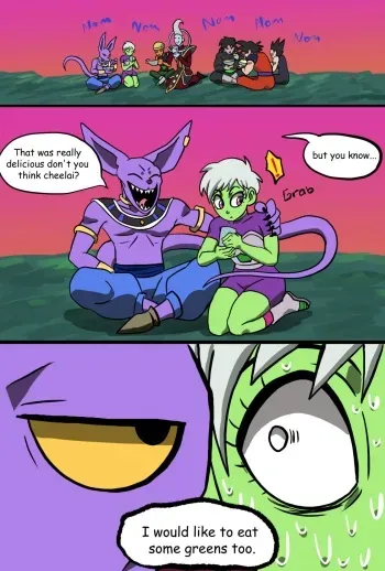 Bills X Cheelai (Dragon Ball Super) Hinca-p manga cover