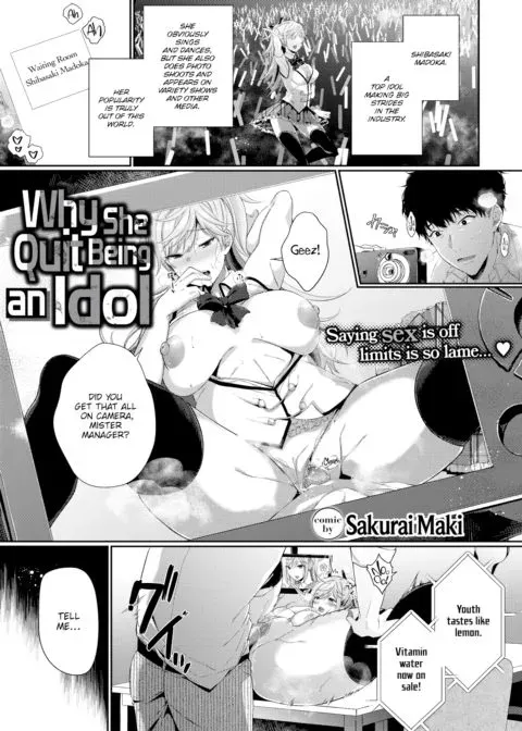 Why She Quit Being an Idol manga cover