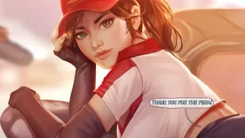 [Firolian] Pizza delivery Sivir manga cover
