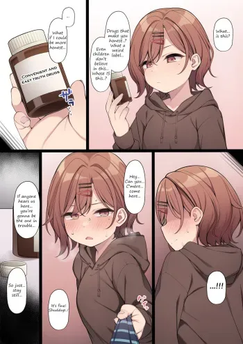 Madoka-chan makes use of a convenient bottle of medicine manga cover