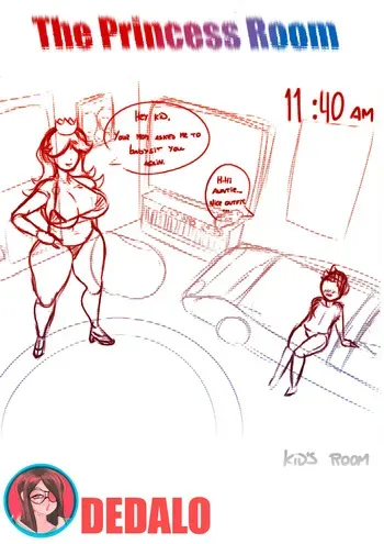 [Dedalo] The Princess Room (Super Mario Brothers) (WIP) manga cover