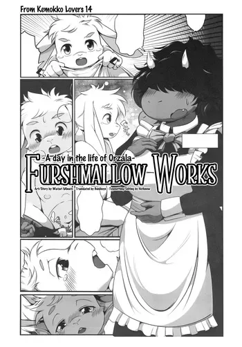 (C107) [Mayoineko (Watari Minato)] FURSHMALLOW WORKS -A day in the life of Orzala- (Kemokko Lovers 14) [English] [Benjiboyo] manga cover