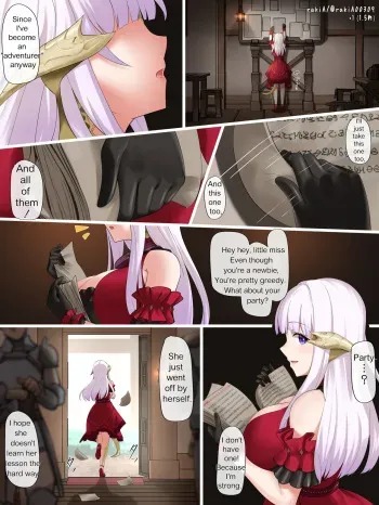 Lilith-chan is playing adventurer in a fantasy world manga cover