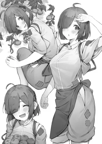 A village where the girl marries the first guy who impregnates her manga cover